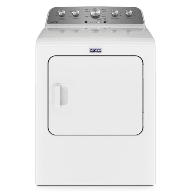 Maytag 7-cu Ft Side Swing Door Electric Dryer - White