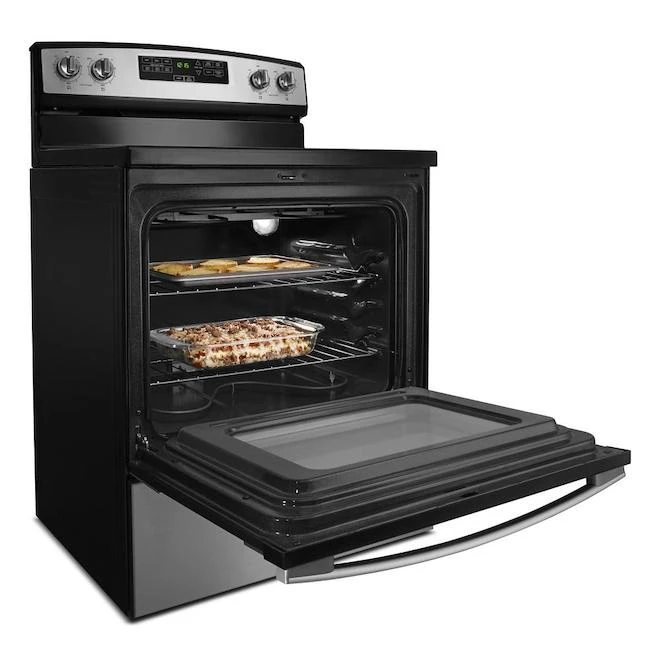 Amana 30-inch Electric Range With Extra-Large Oven Window (Stainless Steel) - Image 2