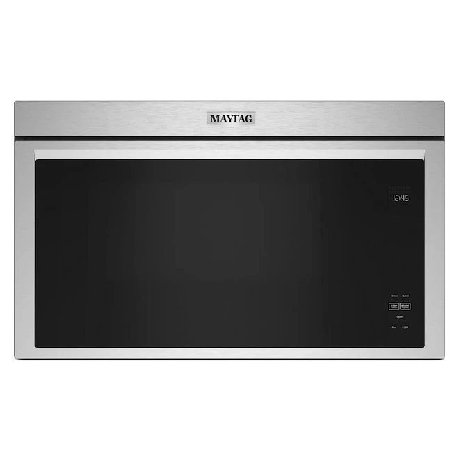 Maytag 30-in Smudge-Free Stainless Steel 1.1-ft³ Over-the-Range Microwave Oven