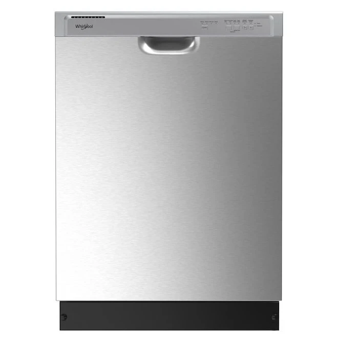 Whirlpool 24-in Two-tone Grey Stainless Steel Built-In Dishwasher - Image 5