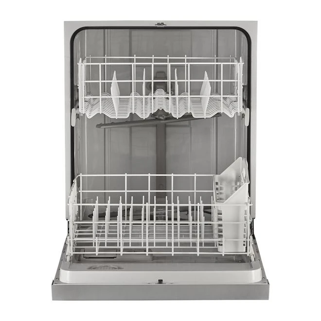Whirlpool 24-in Two-tone Grey Stainless Steel Built-In Dishwasher - Image 4