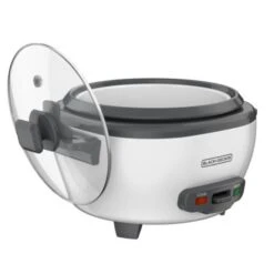 Black & Decker 6-Cup Rice Cooker - Black/White