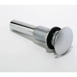 DECOLAV Universal Polished Chrome Decorative Sink Drain With Overflow
