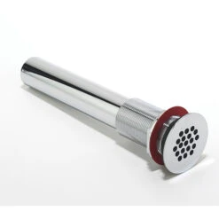 DECOLAV Universal Polished Chrome Grid Drain Decorative Sink Drain With Overflow