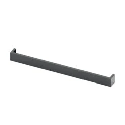 Bosch Rear Vent Trim Extension For 30-in Industrial Style Ranges - 3-in - Black Stainless Steel