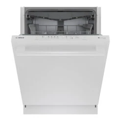 Bosch 100+ Series Wi-Fi White 24-in 3-Rack Built-In Dishwasher With PureDry And Overflow Protection