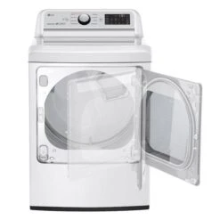 LG Electric Dryer With TurboSteam(TM) - 7.3 Pi³ - 27" - White