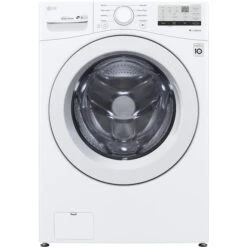 LG 5.2-cu. Ft. High Efficiency Stackable Front-Load Washer (White) ENERGY STAR Certified