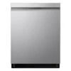 LG 24-in Top Control Dishwasher - 44 DBA - QuadWash Pro - Dynamic Dry - Stainless Steel