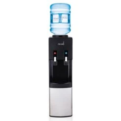 Primo Black And Stainless Steel Top-Loading Cold And Hot Water Cooler - Energy Star-certified