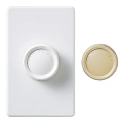 Lutron Control Rotary For Fan 3-Speed White/Ivory