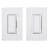 Lutron Maestro 150-Watt Single-Pole/3-Way White Light Dimmer Switch LED Compatible (1-Pack) Wall Plate Included