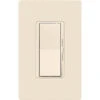 Lutron Diva Dimmer Switch For Dimmable LED/Halogen/Incandescent Bulbs SP Or 3-Way Almond