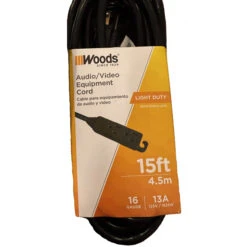 Woods 16-ft 3-Outlet Extension Cord