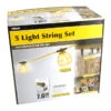 Woods String Lighting - 5 Lights - 25' - Yellow