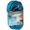 Woods 14/3 Outdoor Extension Cord With Indicator Light - 49.2-ft - Blue