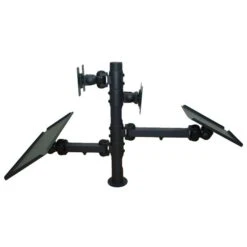 TygerClaw 10-in To 24-in Black 2 Monitor Desk Mount