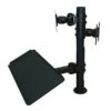TygerClaw 10-in To 23-in Black 2 Monitor Desk Mount