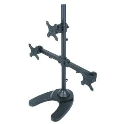 TygerClaw 13-in To 24-in Black 3 Monitor Desk Mount