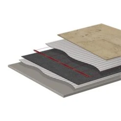 WarmlyYours Tempzone™ 0.25-in X 355-in 240V Red Floor Heating Cable