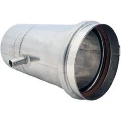 Z-Flex Z-Vent 4-in Stainless Steel Water Heater Vertical Drain Pipe