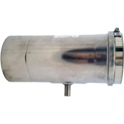 Z-Flex Z-Vent 4-in Stainless Steel Water Heater Horizontal Drain Pipe