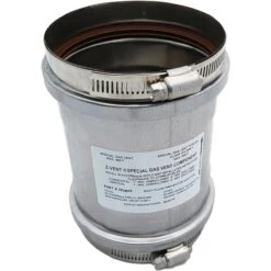 Z-Flex Z-Vent 4-in Stainless Steel Universal Adapter With Backflow Preventer