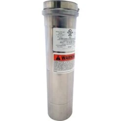 Z-Flex Z-Vent 4-in X 4-ft Stainless Steel Single Wall Pipe