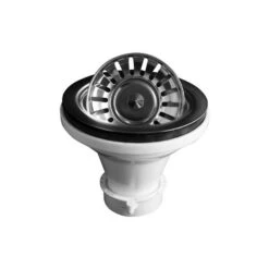 Karran Basket Strainer For Stainless Steel Kitchen Sink- 3.5-in- Inox