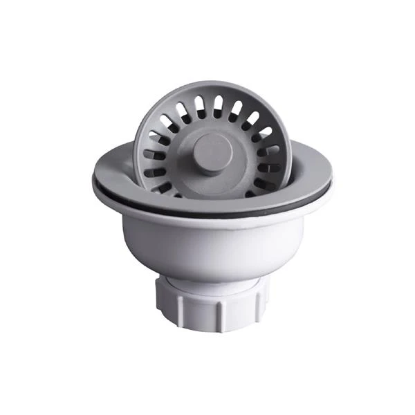 Karran Basket Strainer For Quartz Kitchen Sink - 3.5-in - Gray