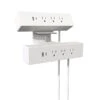 Richelieu 120 V Dual Clamp-On Power Bar And USB Power Station - White