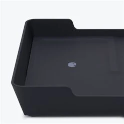 Einova Black Wireless Charging Mat With LED Light And Storage Space