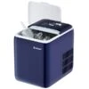 Costway 44-lb Navy Drop-Down Door Portable/Countertop Bullet Ice Maker
