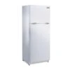 Unique Off-Grid White 10.3-cu Ft 290-L Standard-Depth Top-Freezer Solar Powered Energy Star Certified Refrigerator