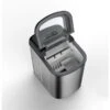 Galanz 26-lb Flip-up Door Countertop Ice Maker - Stainless Steel