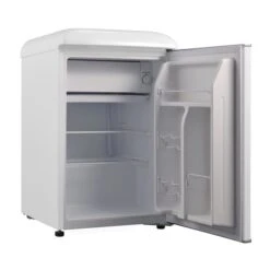 Galanz 2.5-cu Ft Freestanding Mini Fridge With Freezer Compartment - White