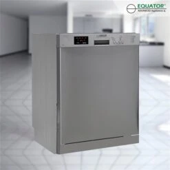 Equator Advanced Appliances 51 DB Fully Visible (Front) 24-in Stainless Steel Built-in Dishwasher - Energy Star Certified