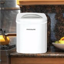 Frigidaire 26-lb Flip-Up Door Freestanding Ice Cube Maker (White)