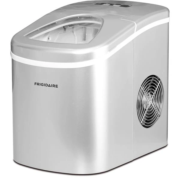 Frigidaire 26-lb Flip-Up Door Freestanding Ice Cube Maker (Silver) - Image 2
