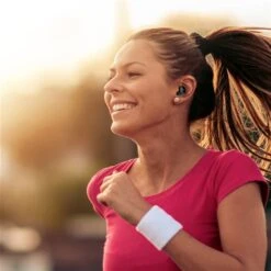 ILuv Bubble Gum Air Wireless Bluetooth 5.0 Black Earbuds