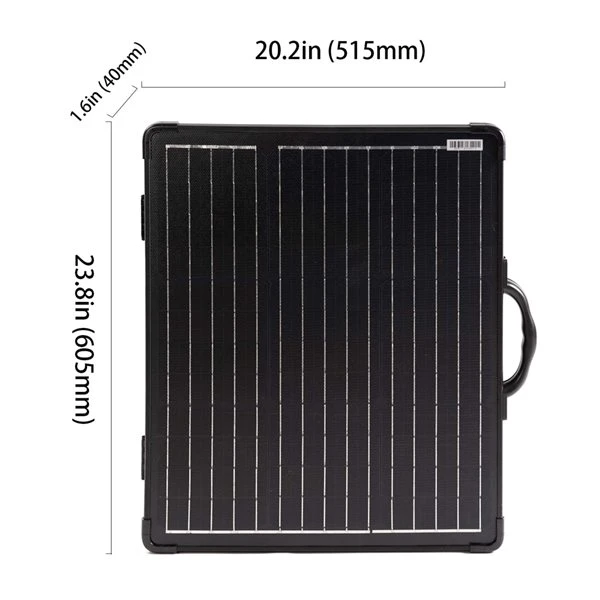 ACOPower 24.21-in X 20-in X 1.97-in 100 W Portable Solar Panel With Charge Controller - Image 5