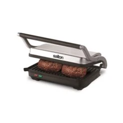 Salton 11-in L X 10-in W Non-Stick Panini Grill