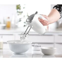 Brentwood 32-in Cord 5-Speed White Electric Hand Mixer