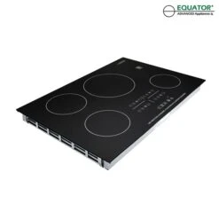 Equator Advanced Appliances BIC 304 30-in 4 Elements Black Induction Cooktop Downdraft Exhaust