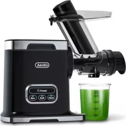 Aeitto Cold Press Masticating Juicer - Black