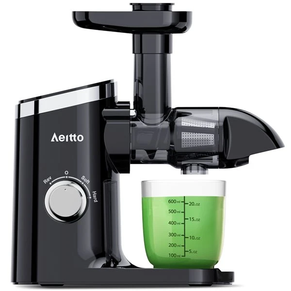 Aeitto Masticating Juicer With Two Speed Modes - Black - Image 3