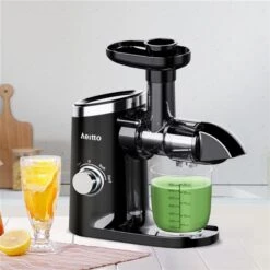 Aeitto Masticating Juicer With Two Speed Modes - Black