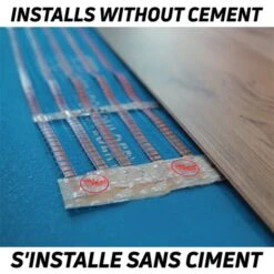 TruHeat EZ-Heat 20-in X 72-in 120-Volt Energy Efficient Floor Heating Mat - 7 W/sq. Ft.