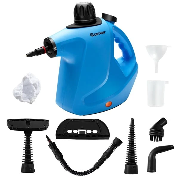 Costway 1-Speed 1050 W Multipurpose Steam Cleaner In Blue