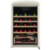 Iio 30-Bottle Freestanding Retro Cream Wine Cooler